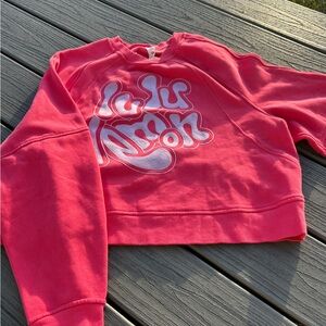 Women's Pink Graphic Sweater
